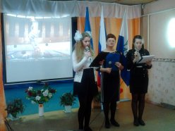 Общешкольная линейка «Сталинградская битва».