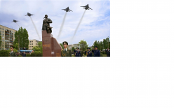 на праздновании ДНЯ МАРЕСЬЕВА.
